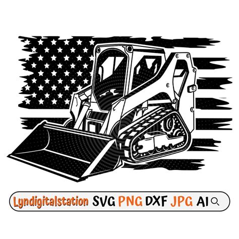 us track skid steer svg free